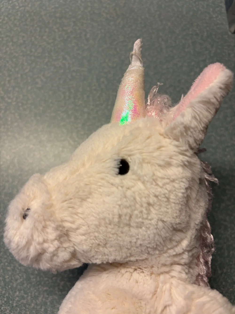 Jellycat medium Bashful Unicorn plush white pink